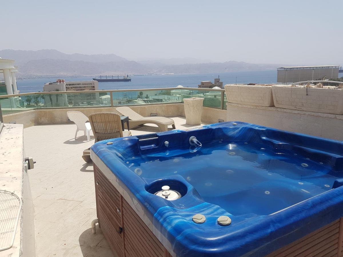 La-Palmore Luxury Apart-Residense Resort With Pool First Line Sea Side Эйлат Экстерьер фото