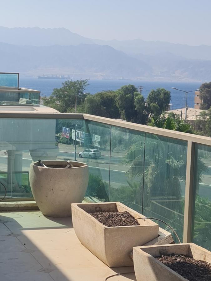 La-Palmore Luxury Apart-Residense Resort With Pool First Line Sea Side Эйлат Экстерьер фото