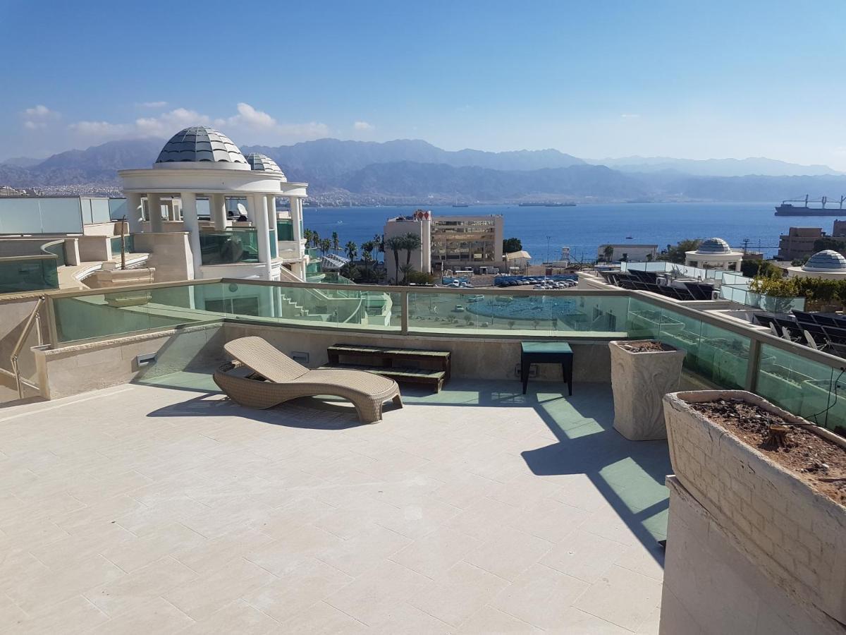 La-Palmore Luxury Apart-Residense Resort With Pool First Line Sea Side Эйлат Экстерьер фото