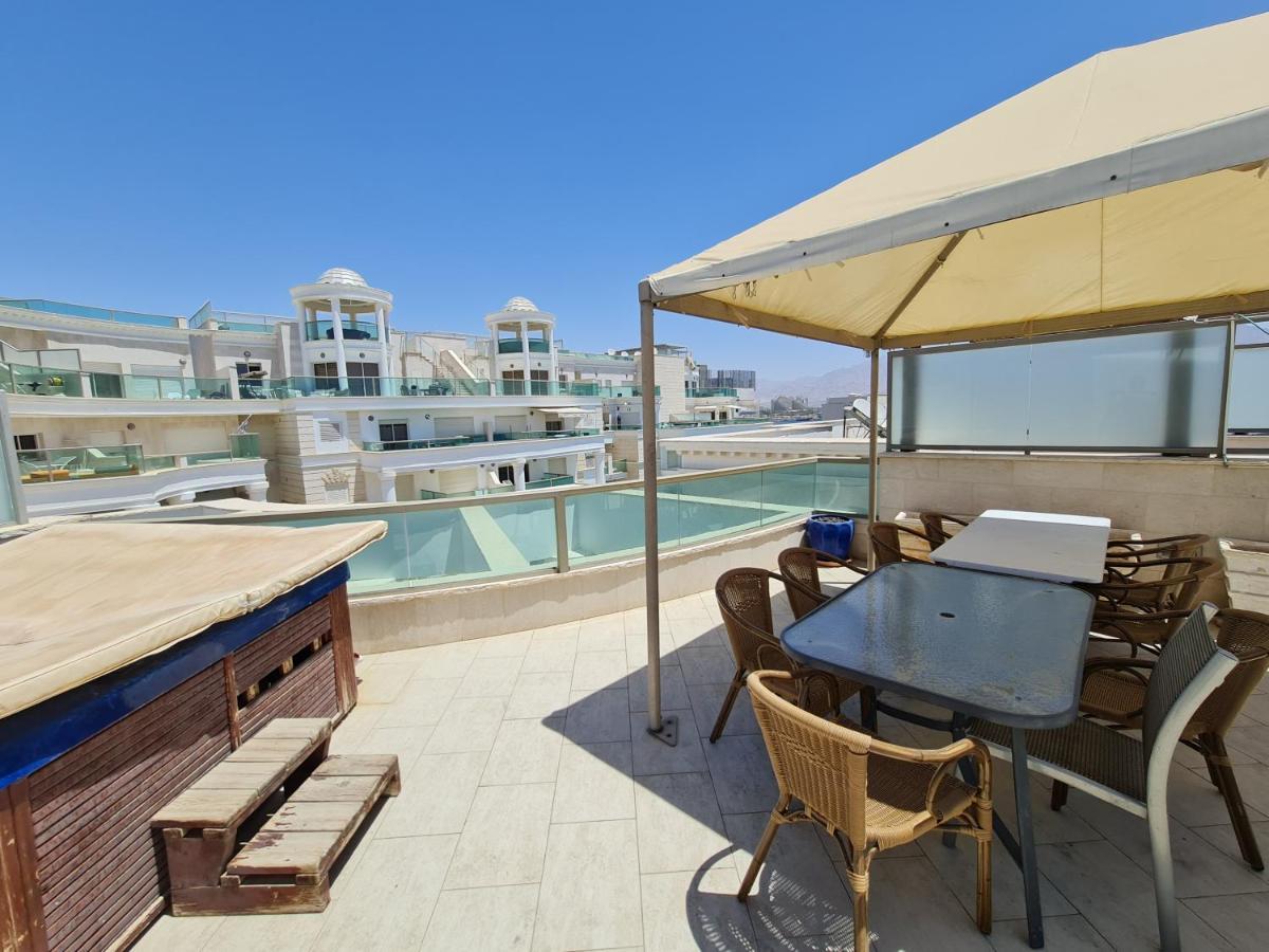 La-Palmore Luxury Apart-Residense Resort With Pool First Line Sea Side Эйлат Экстерьер фото